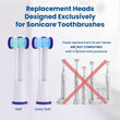 Load image into Gallery viewer, Triple Bristle Brush Heads - Sonicare - Pack of 3, extra soft bristles