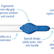 Load image into Gallery viewer, OPTIM Icon Interdental Brushes with ergonomic grip, nylon bristles, and flexible wire for effective dental cleaning.