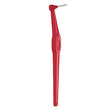 Load image into Gallery viewer, Red TePe Angle interdental brush with long handle and angled head for back teeth cleaning.