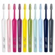 Load image into Gallery viewer, Colorful TePe Select Compact Medium toothbrushes with compact brush heads.