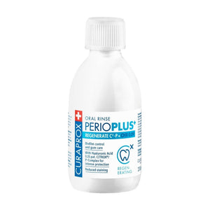 Curaprox PerioPlus+ Regenerate Mouthwash 0.09% 200ml bottle