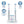 Load image into Gallery viewer, Triple Bristle Sonic Duo electric toothbrush set with charging station and brush heads on a white background
