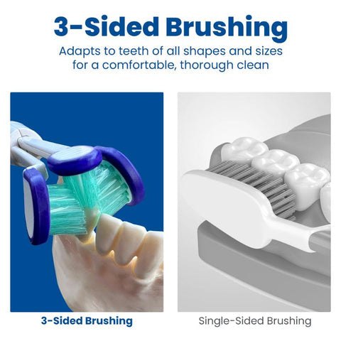 Triple Bristle Brush Heads - Sonicare - Pack of 3, extra soft bristles